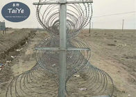 Anti recinzione del cavo della lama della ruggine dell'alta dello zinco del rivestimento barriera del Mobile Security