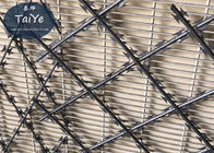 Recinto di filo metallico saldato superficie galvanizzato di alta sicurezza della rete metallica del rasoio forte