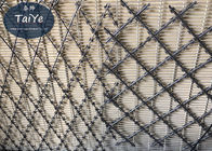 Recinzione rampicante saldata della prigione della rete metallica del rasoio dell'acciaio inossidabile 304 anti