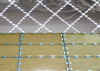 Filo spinato del rasoio di BTO -22 con la posta per la recinzione della rete metallica