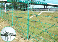recinti rivestito della rete metallica del recinto del filo spinato del PVC di 25KG 400M diametro di 2.8mm - di 1.6mm
