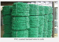 recinti rivestito della rete metallica del recinto del filo spinato del PVC di 25KG 400M diametro di 2.8mm - di 1.6mm