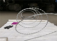 Barriera a fisarmonica Unclipped di sicurezza della bobina del cavo del rasoio del cavo del nastro del rasoio