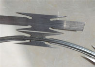 Tipo filo spinato pungente del materiale del filo di ferro e del rasoio dell'incrocio della lametta di Cbt65