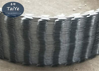 Materiale del filo di acciaio e filo spinato tagliente galvanizzato del rasoio della lama standard BTO-22 di trattamento di superficie