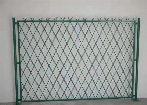 75*150mm spolverizzano il recinto di filo metallico rivestito del rasoio di BTO 22
