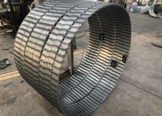 Lo zinco ha ricoperto 250gsm che il cavo a fisarmonica 950mmx68 del rasoio gira per bobina